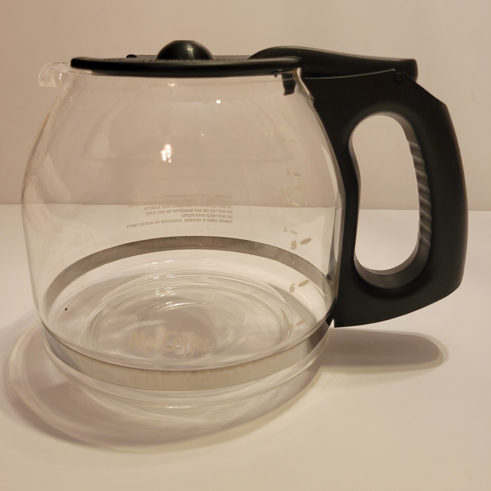 Mr Coffee 12 Cup Glass Replacement Coffee Carafe Part OEM For Most 12 Cup Units